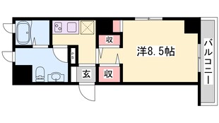 フェリーチェ姫路駅前の物件間取画像